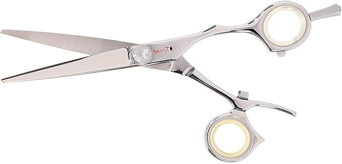 Cricket Centrix Roc-It Dog 360 Hair Scissors Professional Hair Cutting Scissors – 360° Pivoting Thumb, Shears with Smooth Control and Consistent Tension – 600 6 Inch Stainless Steel Shear for Stylists