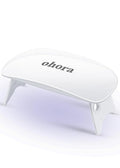 ohora Care LED Lamp for Semi Cured Gel Nail Strips - 6W Max, 2 Timers (45s / 60s), Portable Lamp for Curing Gel Nail Art, For Gel Stickers and Strips Only