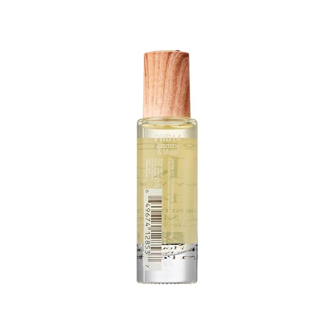 EL:KISS Roll On Perfume, Jasmine & Musk Inspired by Eau Tendre, Eau de Parfum 12mL (.40 Fl Oz), Hydrating & Long-Lasting, Alcohol & Mineral Oil-Free, Infused With Jojoba, Argan & Coconut Oil