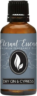 Eternal Essence Oils Dry Gin & Cypress 30ml Fragrance Oil – Juniper, Chilled Gin, Citrus Zest & Crushed Cypress – Crisp Botanical Woods & Fresh Aromatic Blend