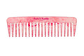 Rock & Ruddle Wide Tooth Comb | Perfect for Detangling Wet Hair and Applying Hair Color - Rose Marble