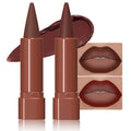 2Pcs Gradient Matte Lipstick Crayon Lip Liner pencil, Flawless Contour Gradual Ombre Effect lip Pencil, Lipstick for Women Long Lasting Waterproof Smudge Proof Lipstick Pencil 05#+08#