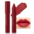 BINGBRUSH Crayon Matte Longwear Lipstick Pack Set,Moisture Smooth Color Stick Ultimate Lip Crayon for Makeup Collection - Waterproof Velvet Lipgloss (10#, 1 Count (Pack of 1))