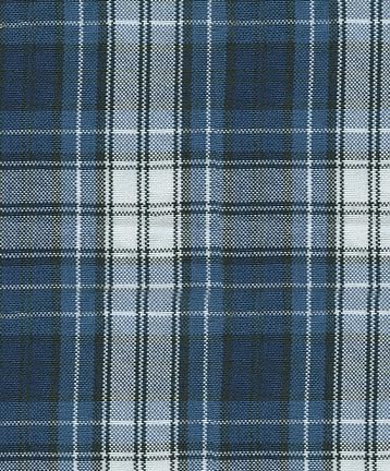 Plaid scrunchie, ClassExceed school uniform plaid, Back to school, handmade school uniform hair accessories (Navy Blue White Plaid85)