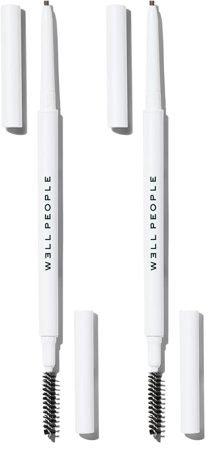 Well People Expressionist Brow Pencil, Defining Brow Pencil For A Natural Finish, Ultra-fine Tip For Total Precision, Vegan & Cruelty-free, Taupe (Pack of 2)