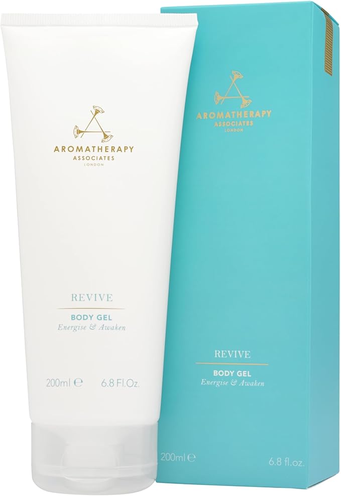 Aromatherapy Associates Revive Body Gel. Invigorating Gel to Energize and Smooth the Skin. Stimulating Essential Oils Boost Circulation and Help with Fluid Retention (6.8 fl oz)