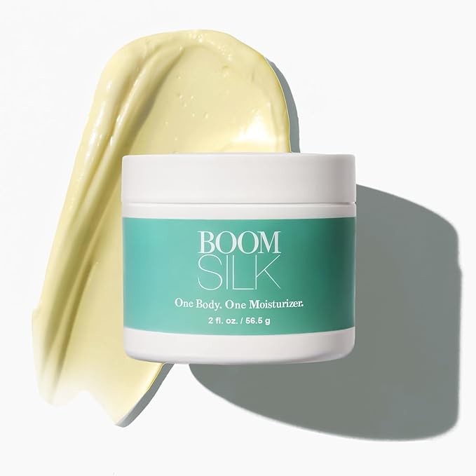 Boomsilk ® Face Moisturizer Cream, Rejuvenating Face Lotion & Facial Moisturizer for Mature Skin with Olive Oil, Beeswax & Honey, Hydrating Body Lotion for Women, 2 oz Boom Beauty by Cindy Joseph