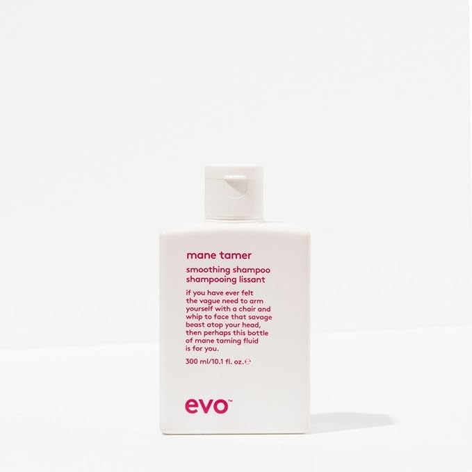 Evo Down Pat Hair Care & Styling Gift Set Full Size Mane Tamer Smoothing Shampoo, Conditioner & Free Icon Welder Heat Protectant Spray