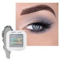 Kaely Pressed Single Eyeshadow Makeup, Smoky Gray Matte Highly Pigmented Monochrome Eye Shadow Palette, Waterproof Neutral Powder Mini Eyeshadow, sombras para ojos, Lightweight Blendable, 10