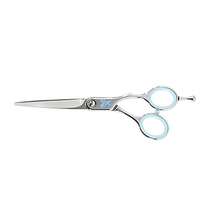Cricket Shear Xpressions 5.75" Professional Hair Cutting Scissors - Barber Scissors, Japanese Stainless Steel, Comfort Silencer, Ideal for Stylists and Home Use, Silver Tongue
