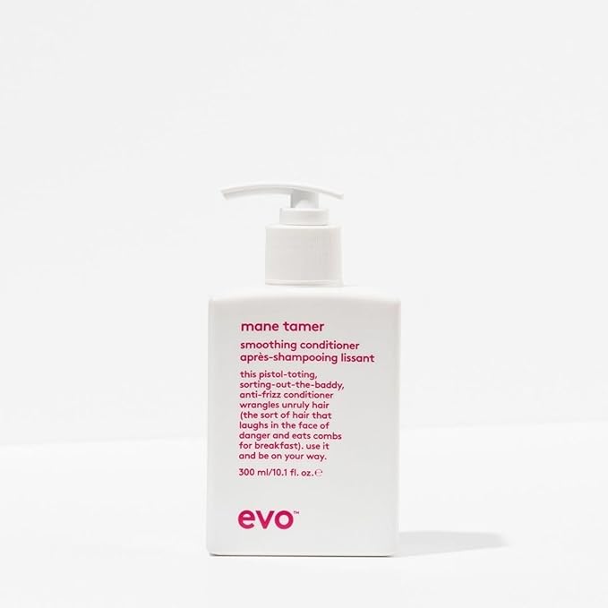 Evo Down Pat Hair Care & Styling Gift Set Full Size Mane Tamer Smoothing Shampoo, Conditioner & Free Icon Welder Heat Protectant Spray