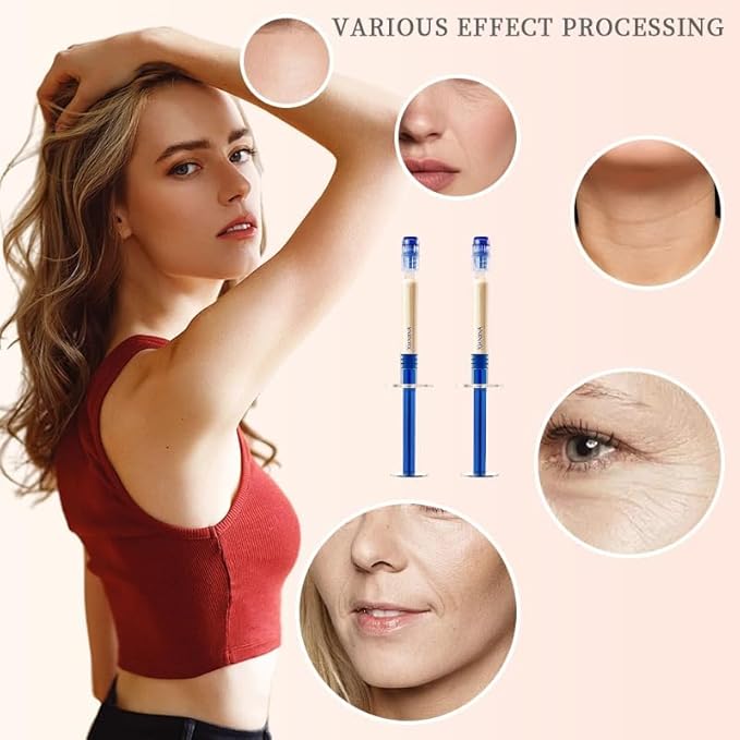 MQN Polypeptide Collagen Elastic Essence Cream, Micro-Molecular Collagen Lotion, Firming Cream Tightening Lifting, 2PCS