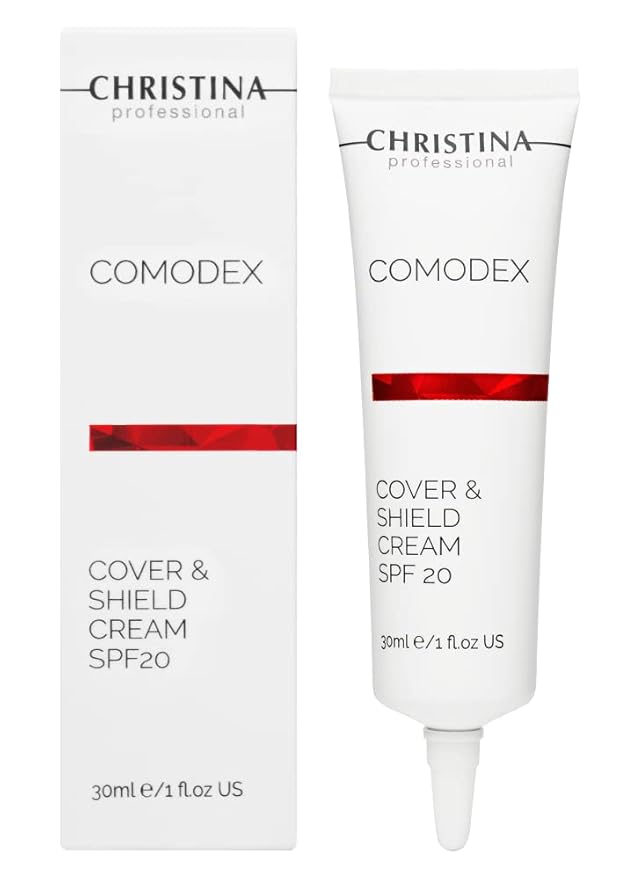 Christina Cover & Shield Cream SPF 20 Blemish Concealer - 30 ml - Protect and Soothe with Botanical Extracts - for Open Pores, Combination, Normal and Oily Skin