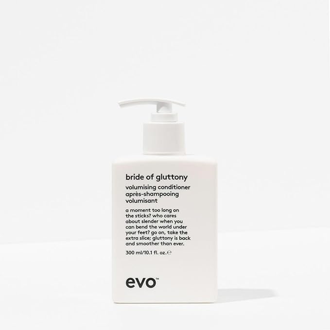 Evo Good Givin' Gift Set Volume Limited Edition Hair Care Gift Set Full Size Gluttony volumizing Shampoo, Bride of Gluttony volumizing Conditioner & Free Root Canal volumizing Spray