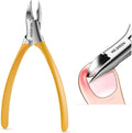 MR.GREEN Toenail Clippers Stainless Steel Ingrown Nail Cutter Thick and Hard Nails Pedicure Manicure Tools (Orange)