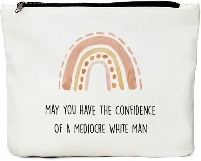 Inspirational Gifts for Women, Feminist Makeup Bag, Intersectional Feminism, Smash The Patriarchy, Feminist Gift, Liberal Gift - May You Have The Confidence Motivational Birthday Christmas Friendship
