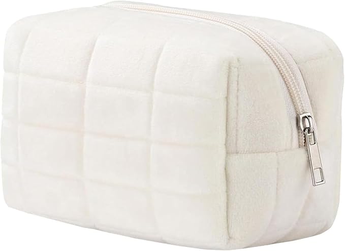 Makeup Cosmetic Bag Small Checkered Pouch Make Up Purse Bag Y2k Accessories