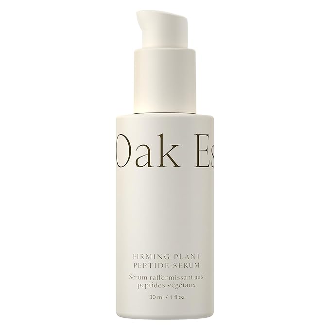 Oak Essentials Firming Plant Peptide Serum | Exosome Encapsulated Botanical Peptide Complex for Visibly Firmer, Plumper, Radiant Skin, 1 Fl Oz