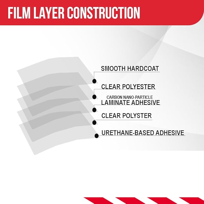 United Centurion Window Tint 35% VLT 36" Inx100'Ft 2Ply Carbon - PET Laminated Adhesive Film - Privacy Window Tint for Cars, Home, Blocks UV/IR Rays, Reduce Heat & Glare - Lifetime Color Stability