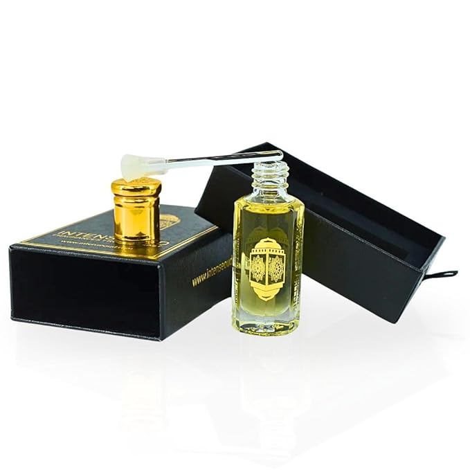 INTENSE OUD Scandalous Long Lasting Arabian Perfume Oils for Women 12ML (0.40 OZ) Floral Fruity Fragrance Oil with a Warm Finish - Concentrated Perfume Oil in an Elegant Black Gift Box