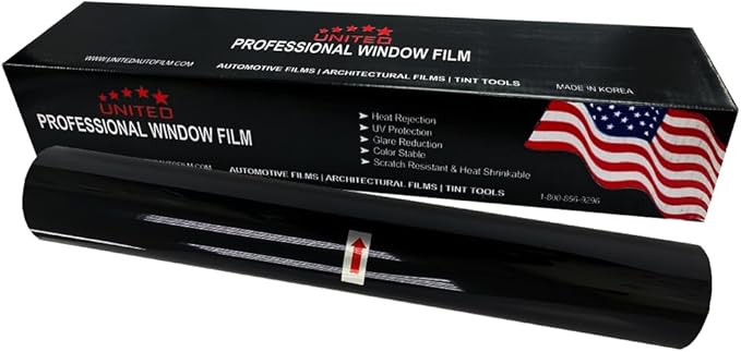 United Ceramic Pro Window Tint Car 40In x100Ft 2Ply Nano Ceramic IR-95 with 20% VLT - Outstanding Clarity & Views Window Tint for Car Home Blocks UV/IR Rays, Adhesive Film W/Lifetime Color Stability