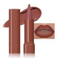 evpct Red Mocha Brown Gradient Matte Lipstick Lip Liner Crayon Combo Pencil Set for Women Long Lasting Waterproof, Red Matte Cream Lip Liner and Lipstick Combo Makeup, Flawless Gradual Ombre Effect