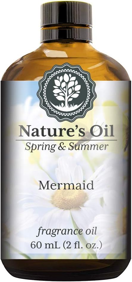 Mermaid Fragrance Oil (60ml) For Diffusers, Soap Making, Candles, Lotion, Home Scents, Linen Spray, Bath Bombs, Slime