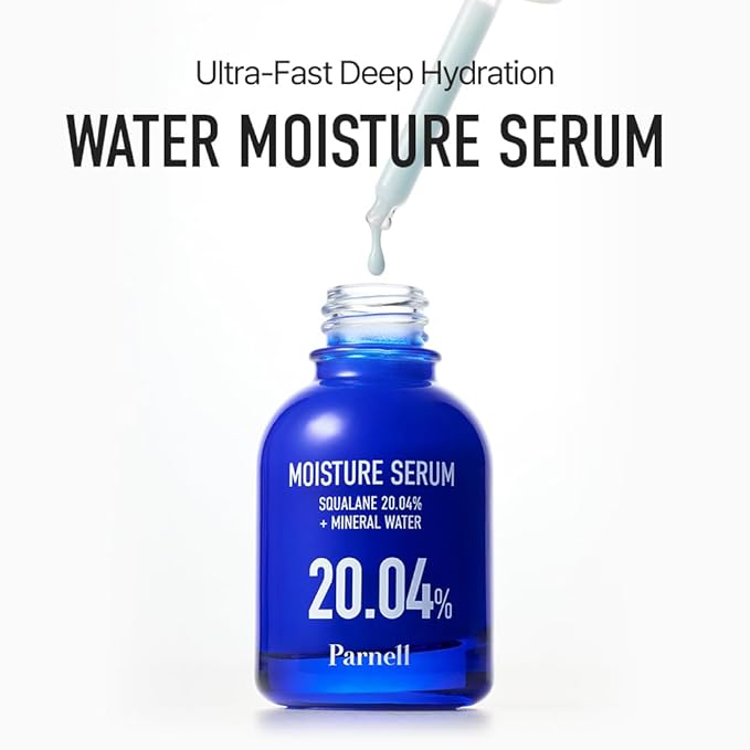 Parnell Squalane 20.04% | 30ml / 1.01 fl.oz. | Mineral Water Moisture Serum, hydrating serum for face, skin barrier serum, korean skin care, korean beauty