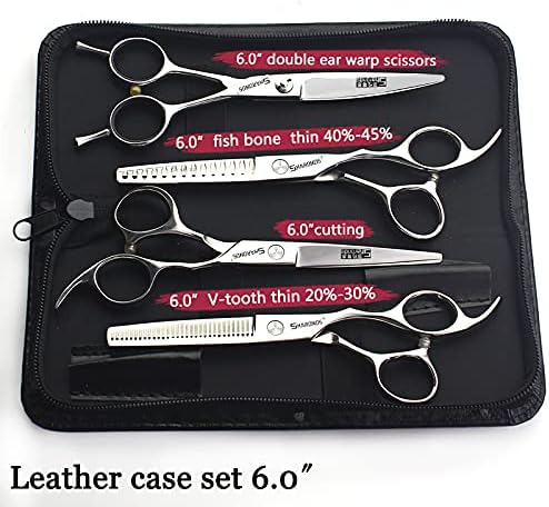 6/6.5-inch Professional Hair Clippers, Hairdressers, efficient Hair Clippers (6 inch-4pc)