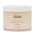 OUAI Scalp & Body Scrub, Melrose Place - Exfoliating Body Scrub with Sugar & Coconut Oil Blend for Smooth, Moisturized Skin - Gentle Scalp Exfoliator for Removing Product Build Up (8.8 Oz)