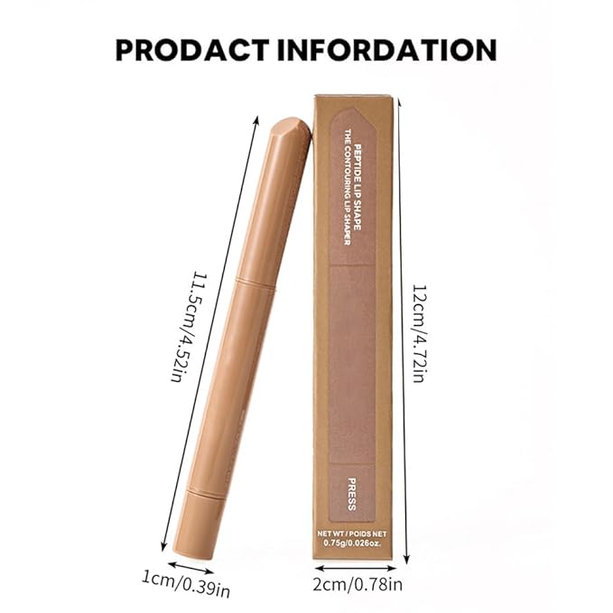SUAKE Plump Matt Lipstick Lipliner Pencil Pack,Waterproof Crayon with Silicone Smudger for Define Contours & Sculpting Lip, Longwear Moisture Smooth Creamy Formula for Lip Makeup-07 Mocha