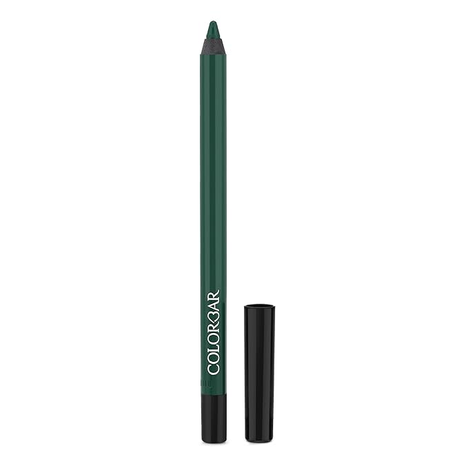 Colorbar I-Glide Eye Pencil - Long Lasting Eyeliner Pencil - Waterproof Eyeliner and Smudge-Proof - Green Eyeliner - 003 Jaded - 0.03 oz