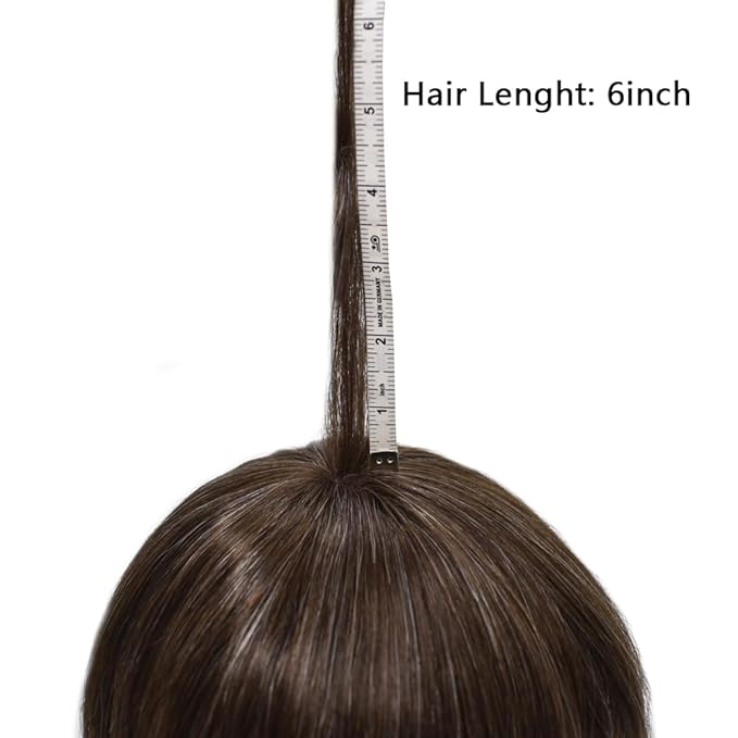 FACE MIRACLE Toupee for Men French Lace Cnter Mens Toupee Human Hair Replacement System Skin PU Hairpiece for Man V-Looped Front Hair Prosthesis 6"X8" #230 2# DARKEST BROWN WITH 30% SYNTHETIC GREY