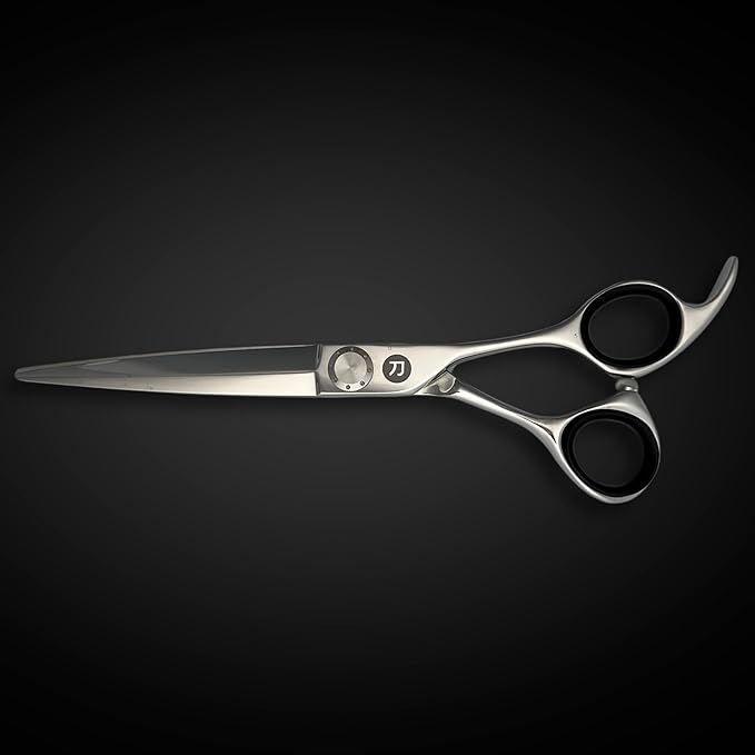 7" Saki Shears Tanto Professional Hair Cutting Shears - Extremely Sharp Convex Blades for Fine Hair Cutting - Japanese Steel Scissors for Salon Use (7" Hair Scissors)