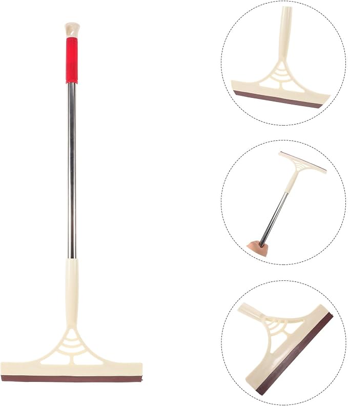 Window Cleaner Squeegee with Scraper, Khaki Color, - Image 8
