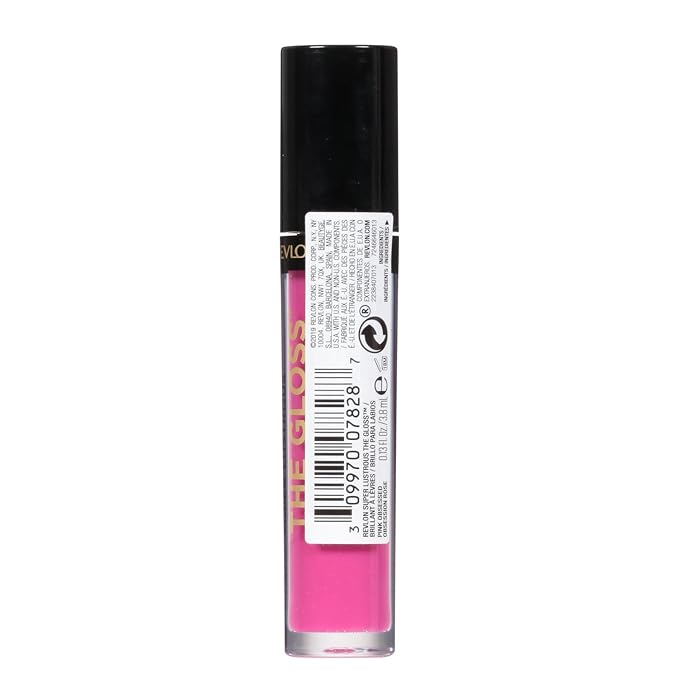 REVLON Super Lustrous Lip Gloss, Non-Sticky, Hydrating, High Shine Finish, 232 Pink Obsessed, 0.13 oz (Pack of 2)