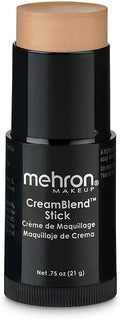 Mehron Makeup CreamBlend Stick | Face Paint, Body Paint, & Foundation Cream Makeup | Perfect for Halloween .75 oz (21 g) (Light 4)