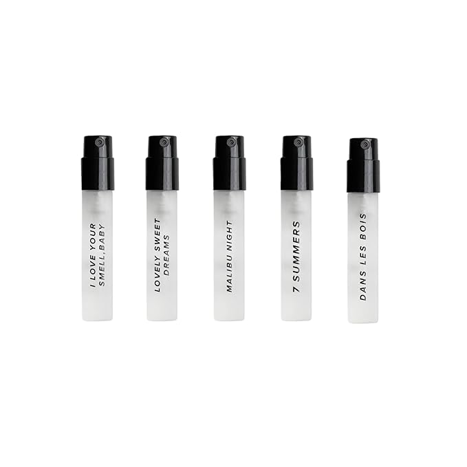 Dime Beauty Perfume Sampler, Hypoallergenic, Clean Perfumes, Eau de Toilette For Women (Set of 5, 2 ml)