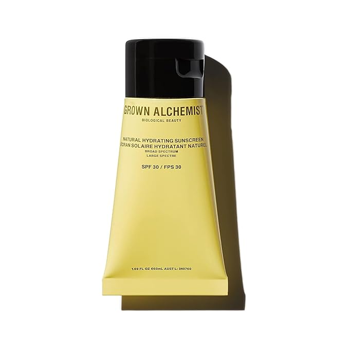 Grown Alchemist Hydrating Mineral Sunscreen SPF30, Natural Daily Moisturizing + Reef Safe, 1.69 Ounce (50 mL)