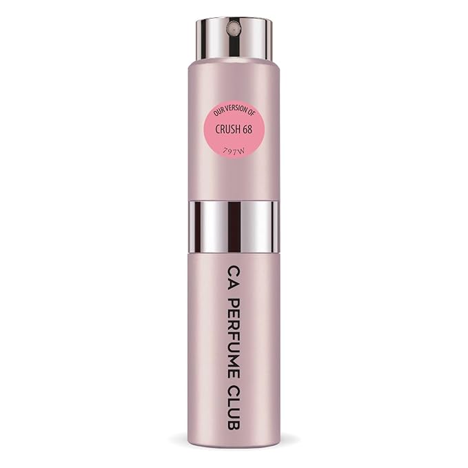 CA Perfume Impression of Crush 68 for Women Floral Fruity Scent Long Lasting Perfumes for Women Eau De Parfum Travel Size Refillable Atomizer Spray 0.27 Fl Oz 8ml