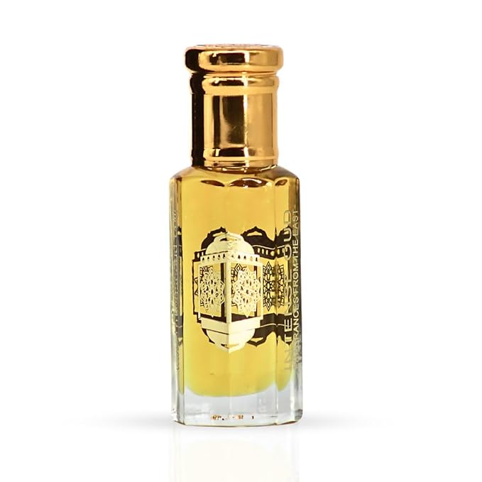 INTENSE OUD Rashid Al Layl Long Lasting Arabian Perfume Oils for Women 12ML (0.40 OZ) Fragrance Oil With Rose, Jasmine, Vetiver & Patchouli Notes - Concentrated Perfume Oil With Black Gift Box