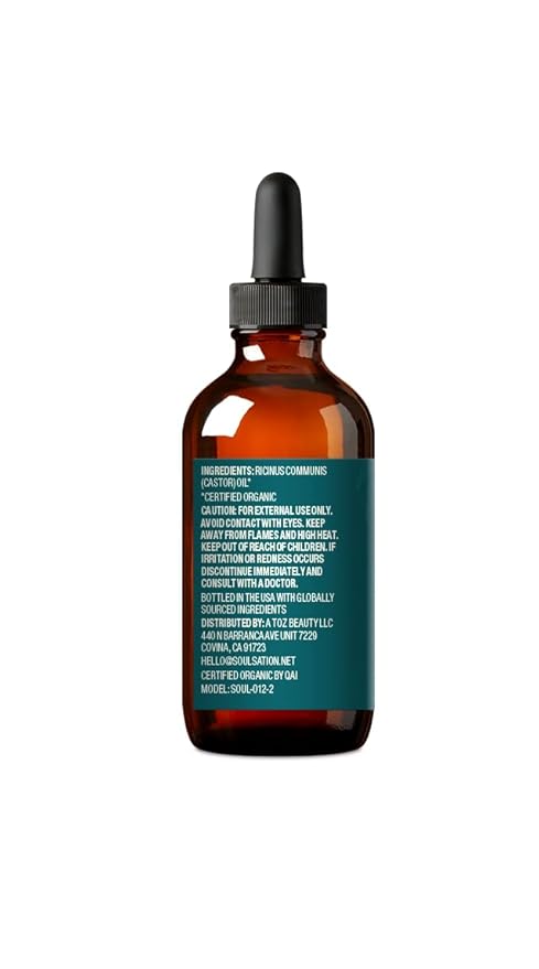 Organic Castor Oil for Eyelashes, Hair & Skin (2oz with Eyelash Kit) | 100% Pure, Natural Cold Pressed (Pack of 2)