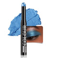 Dazzling Blue Shimmer Cream Eye Shadow Stick Makeup for Women, Blue Shimmer Matte Eye Shadow Brightener Stick for Eyes, Waterproof Eyeshadow Pencil Applicator Blendable for Eye Highlight 22