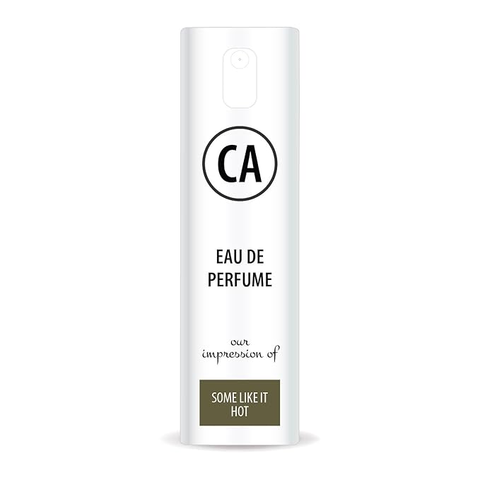 CA Perfume Impression of Some Like It Hot Unisex Eau De Parfum Floral Fruity Scent Long Lasting Unisex Fragrance Travel Size TSA Ready for Day and Night Wear 0.33 Fl Oz 10ml