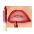 Matte Lip Lipstick Crayon Lip Liner Thick Pencil, High-Pigment Outline lips, Non-sticky Matte Velvet Texture, Waterproof & Smudge-Proof Longwear Pigmented, Fit for all tones 04#