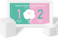 Square Cotton Pads for Face (500 Count) - 100% Pure Cotton, Soft Lint-Free Makeup Remover Pads for Facial and Eye Use, Double-Sided Design to Save Water, Hypoallergenic (100 Thick & 400 Ultra-Thin)