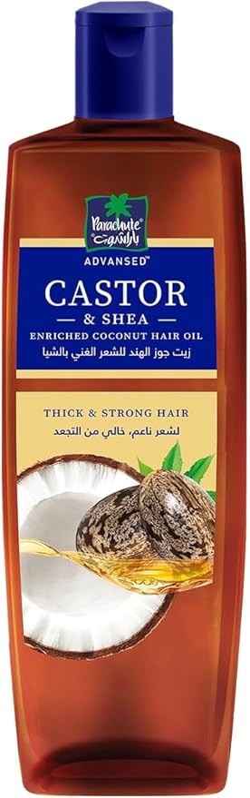 Parachute Advansed Coconut oil enriched with Shea Hair Oil| Moisturising Hair Oil|Nourishes Hair| For Frizz- Free, Soft & Shiny Hair| No Silicones & Parabens |10.1 Fl.oz