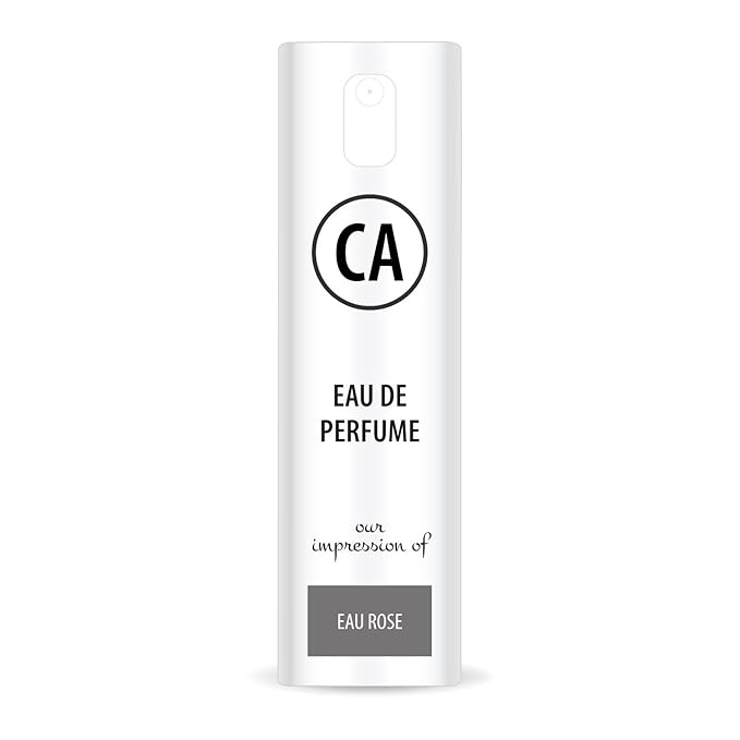 CA Perfume Impression of Eau Rose for Women Eau De Parfum Floral Fruity Scent Long Lasting Perfumes for Women Travel Size TSA Ready for Day and Night Wear 0.33 Fl Oz 10ml