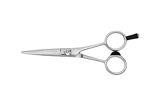 Cricket S3 Premium Series 500 Professional Hair Cutting Shears - High-Performance Swedish Steel, Convex Edge Blades, Adjustable Tension Knob - Durable, Precision Styling Scissors – 5 Inch