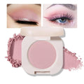 Single Nude Pink Matte Eyeshadow,Bright Intense Monochrome Eye Shadow,Apply Makeup Easily,Matte Pressed Powder Single Eyeshadow,24 Hour Eye Makeup Longwear Waterproof